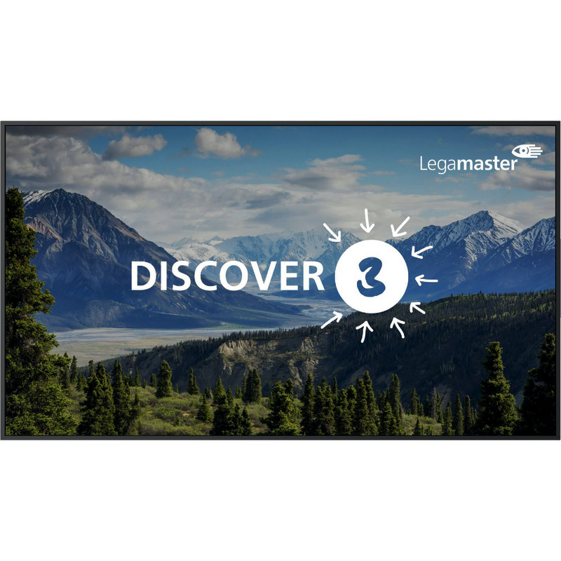 Legamaster DISCOVER 3 75 + Pylonensystem höhenverst. + Kabel + Lieferungs-/Installationsservice