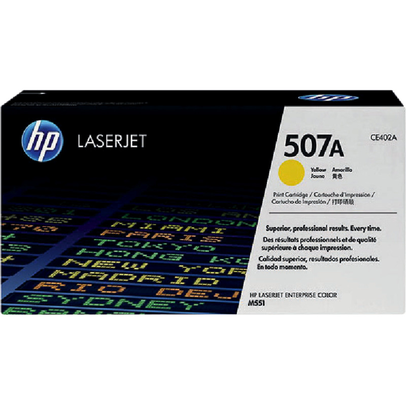 hp ColorSphere Toner CE402A, gelb