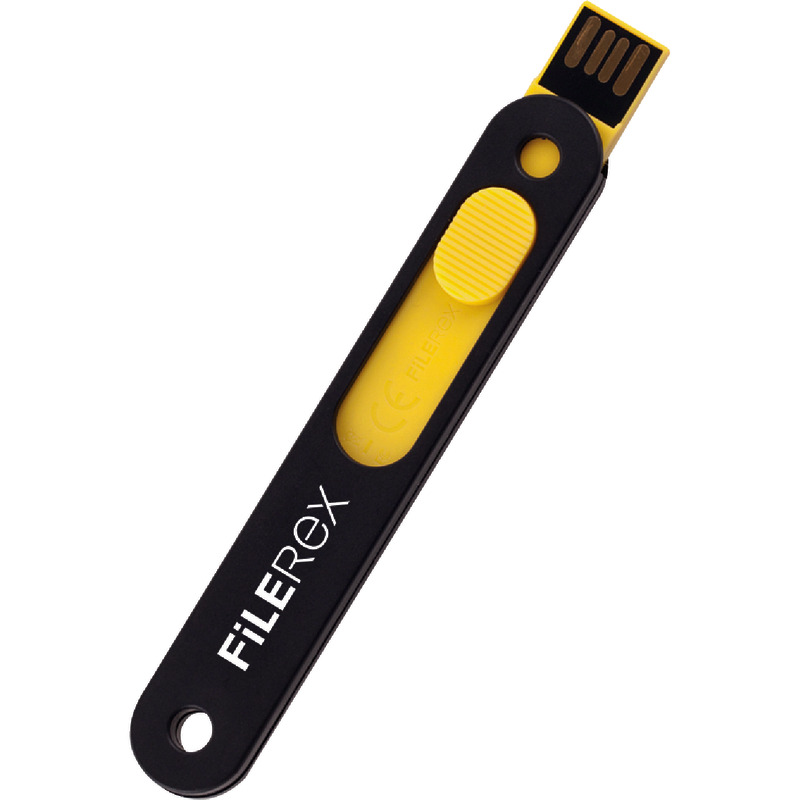 FILEREX USB-Stick Black Edition, 16 GB - gelb