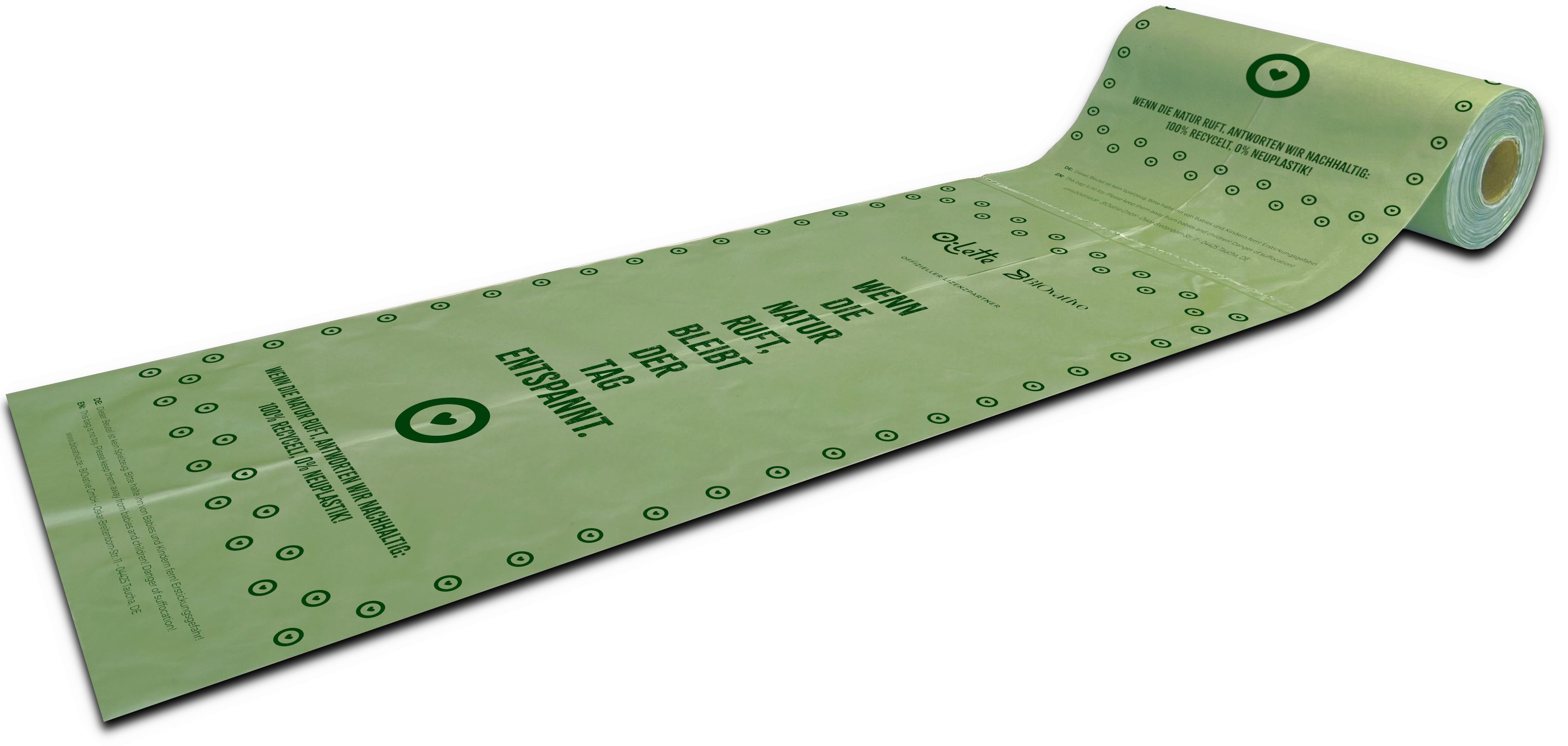 PCR Abfallbeutel für die Oilette, 8 Rollen a 150 Beutel im Karton